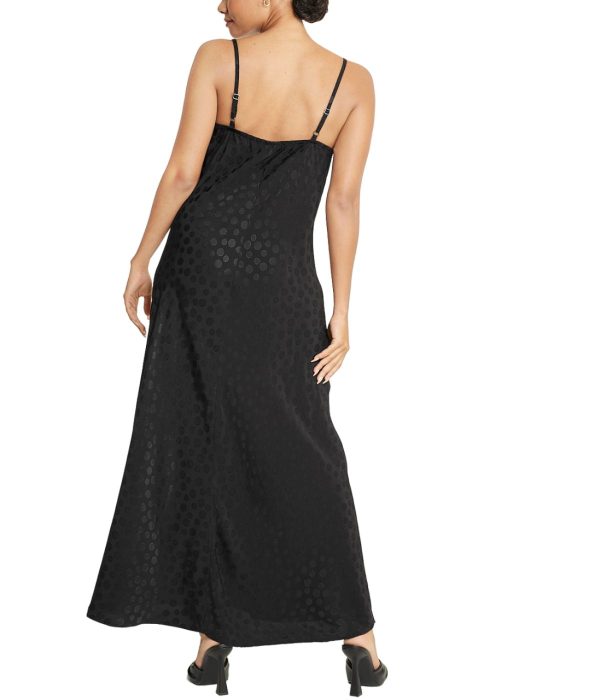 Tonal Patterned Charmeuse Dress - Image 2