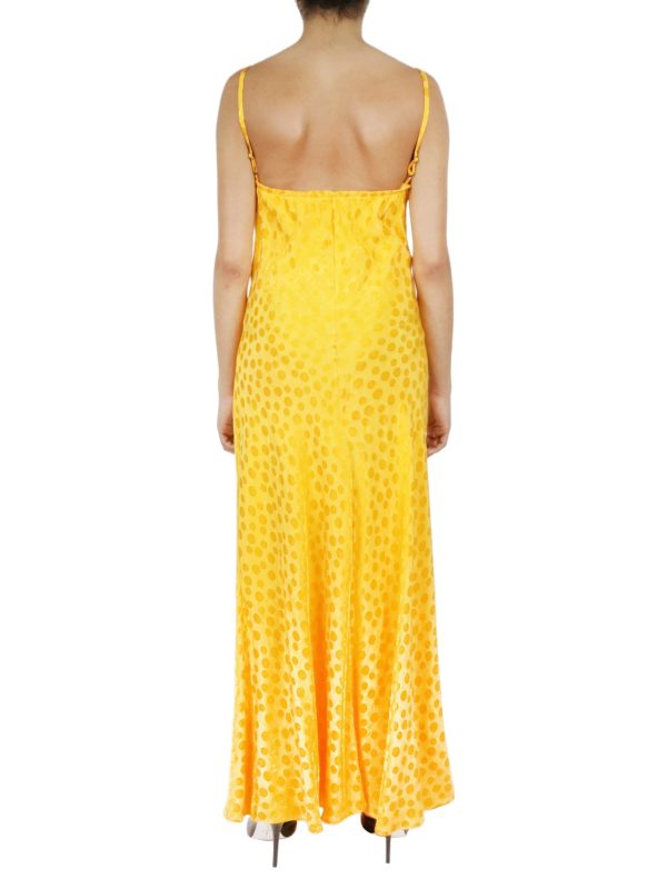 Tonal Patterned Charmeuse Dress - Image 6