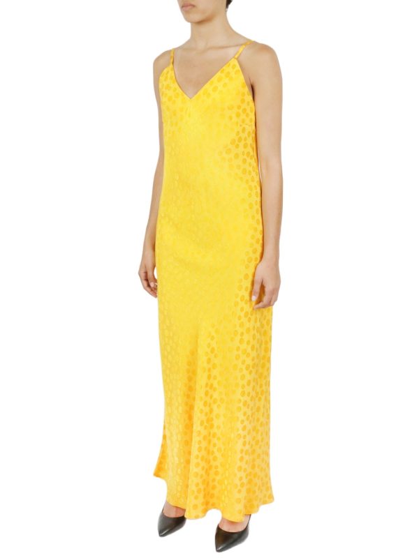 Tonal Patterned Charmeuse Dress - Image 5