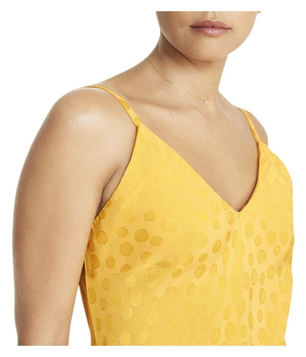 Tonal Patterned Charmeuse Dress - Image 19