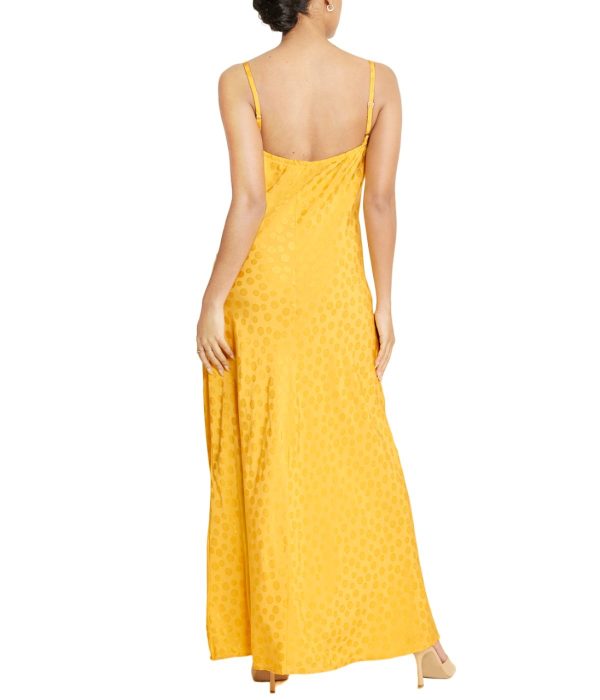 Tonal Patterned Charmeuse Dress - Image 17