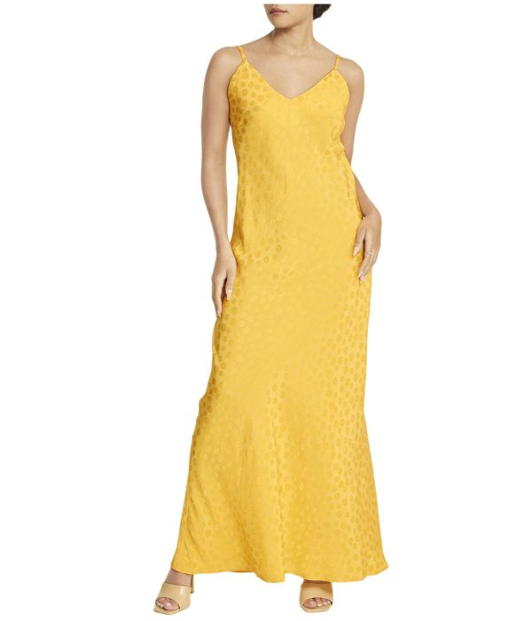 Tonal Patterned Charmeuse Dress - Image 16