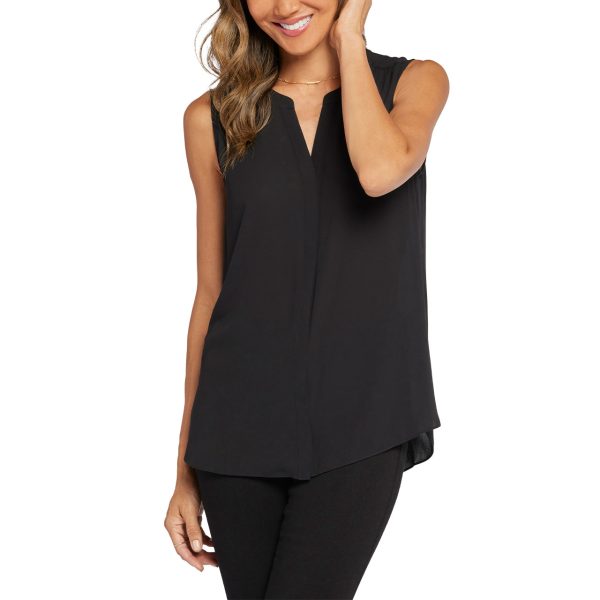 Sleeveless Pintuck Blouse NYDJ - Image 2